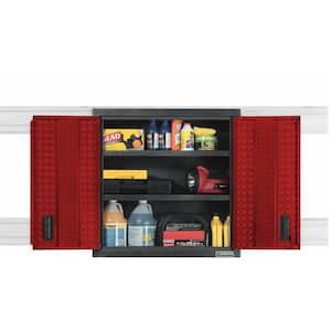 Premier Series Steel 2-Shelf Wall Mounted Garage Cabinet in Tropic Sand (30 in W x 30 in H x 12 in D)