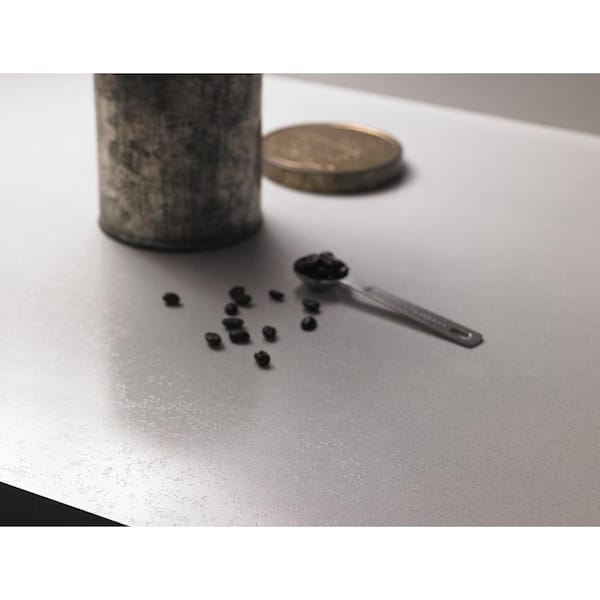 5 ft. x 12 ft. Laminate Sheet in Paloma Polar Antimicrobial with Matte Finish
