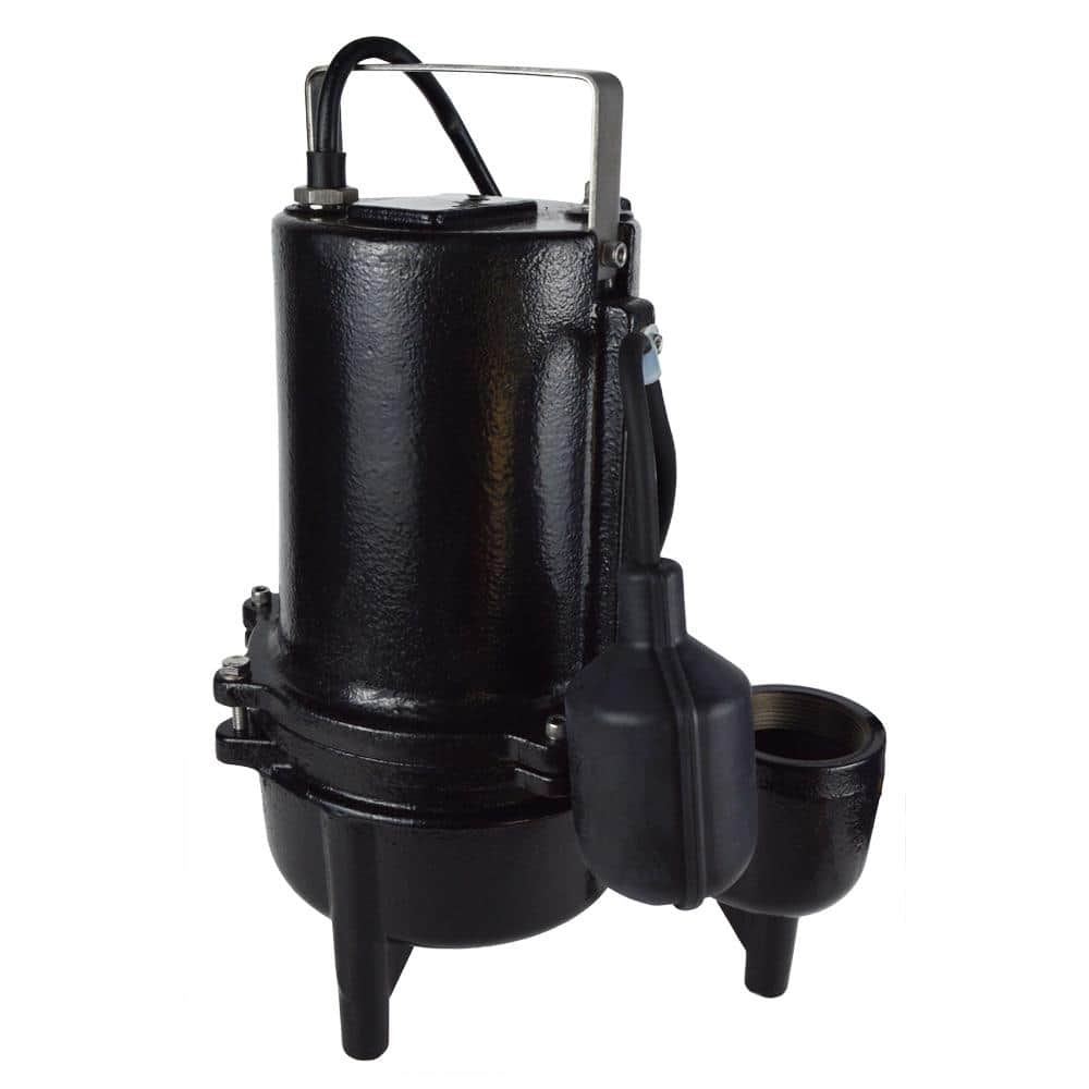 1/2 HP Black Cast Iron Sewage Ejector Pump