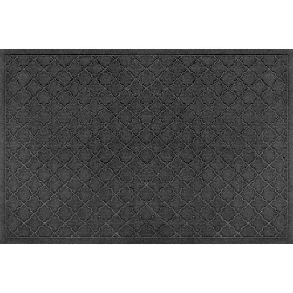 Waterhog Cordova 45 in. x 70 in. PET Polyester Indoor Outdoor Mat Charcoal price history on PriceWatchPro