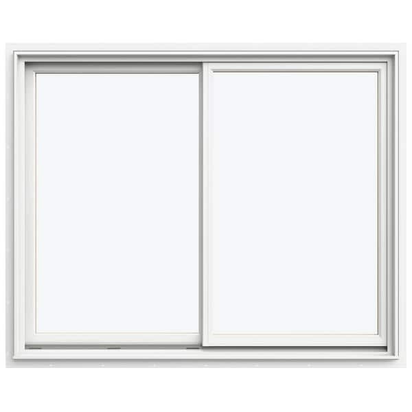 59.3125 in. x 47.5625 in. W-5500 Left-Hand Sliding Wood Clad Window