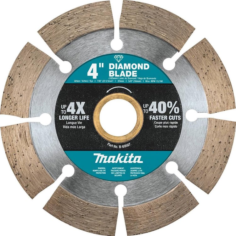 Makita 4 in. Segmented Rim Diamond Blade for General Purpose