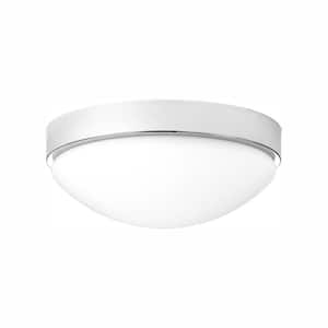 Elevate Collection 17-Watt Polished Chrome Integrated LED Flush Mount