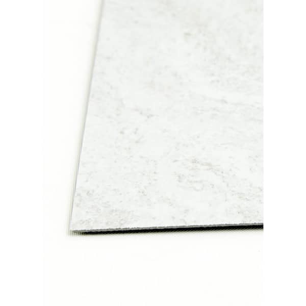 Bonneville Red 48 in. Width Water Resistance Peel and Stick Floor Tiles 3 mil Set of 20 (1.524 mm Thick, 20 sq. ft.)