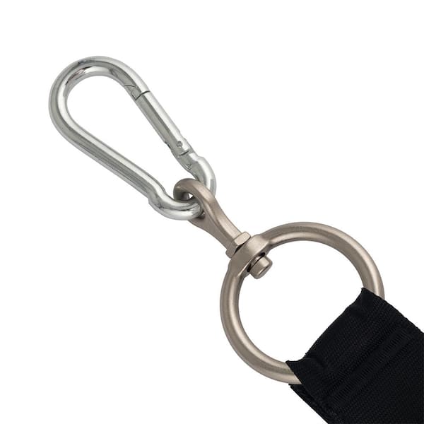 Husky 36 in. Heavy-Duty Hanging Carabiner Strap Zinc-Plated
