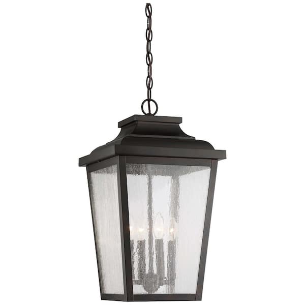 The Great Outdoors Irvington Manor Chelesa Bronze Outdoor 4-Light ...