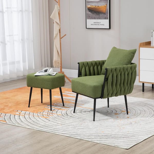 Small green best sale accent chair