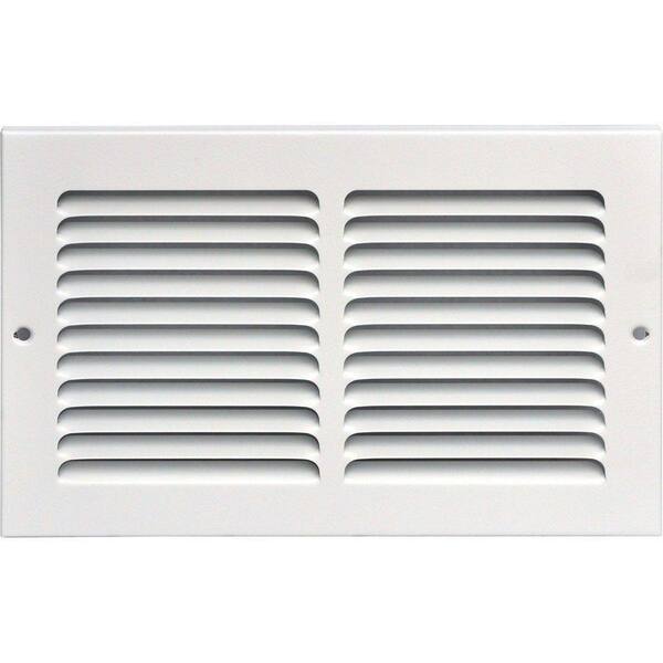 SPEEDI-GRILLE 10 in. x 6 in. Return Air Vent Grille, White with Fixed Blades