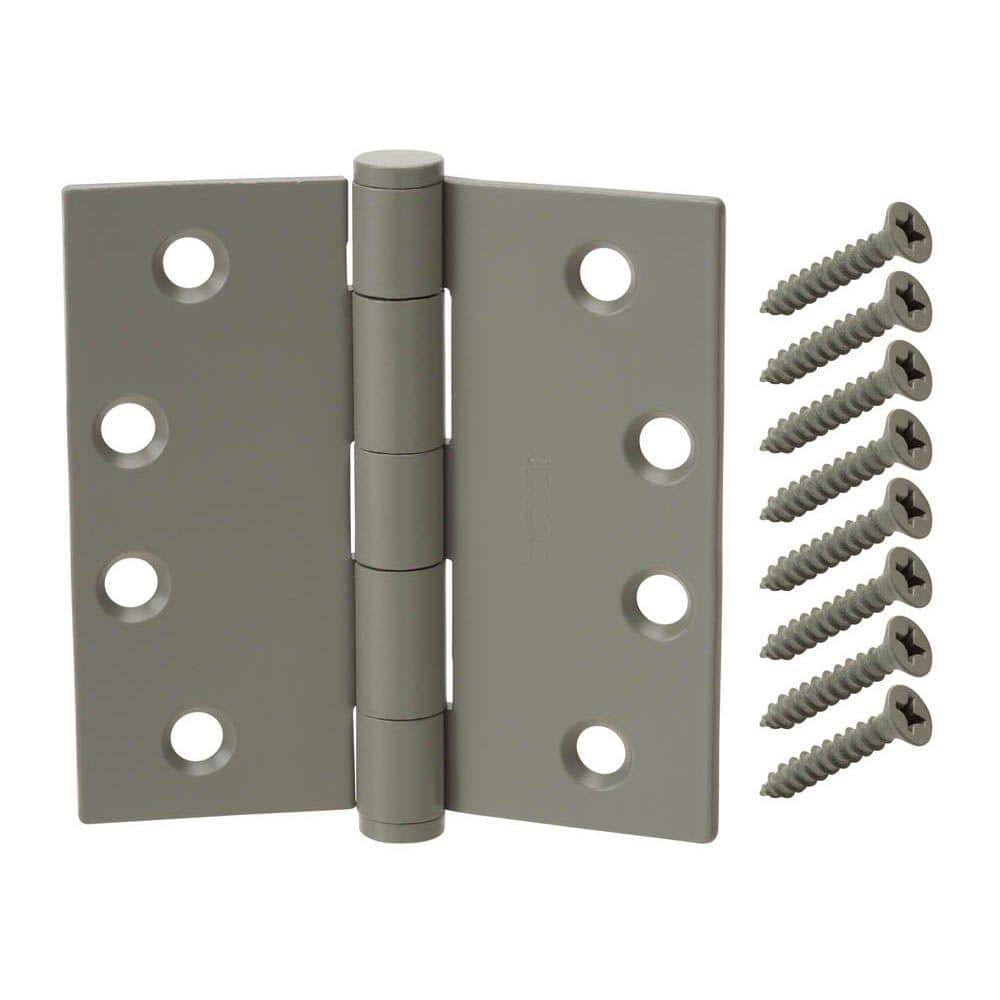 Everbilt 41/2 in. Prime Coated Commercial Grade Door Hinge 20432 The Home Depot