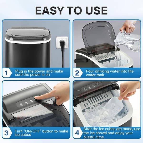 Bar Accessories Ice Maker With Shovel With Lids Storage Box DIY