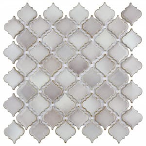 Hudson Tangier Dove Grey 12-3/8 in. x 12-1/2 in. Porcelain Mosaic Tile (11.0 sq. ft./Case)
