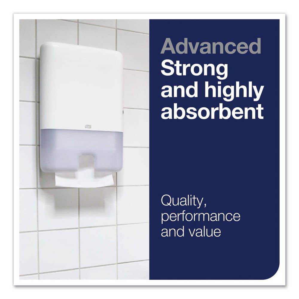 Tork Advanced White Multifold Hand Towels, 1-Ply, 250 Sheets per Pack