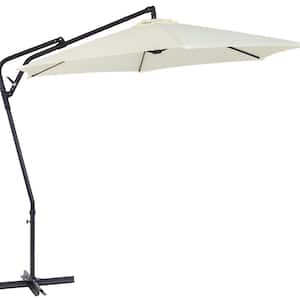 Solward 10 ft. Cantilever Patio Umbrella in Warn White
