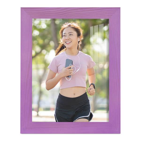 Wexford Home 6 in. x 8 in. Violet Wood Grain Picture Frame