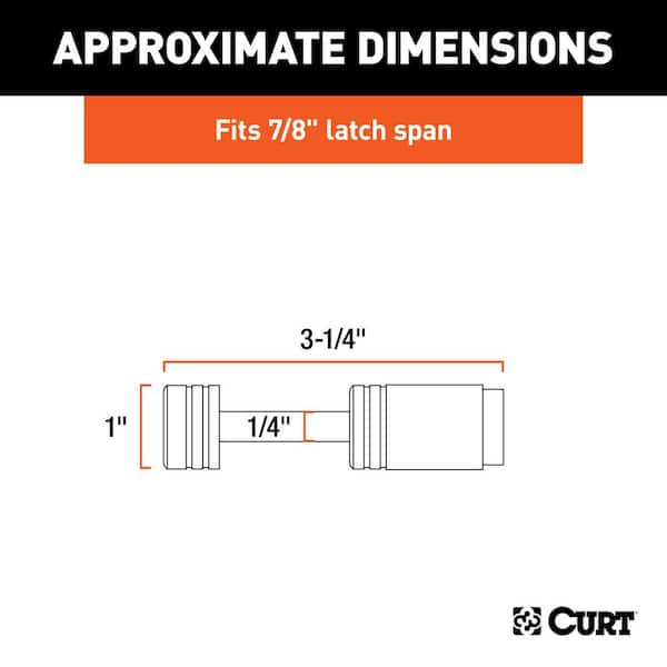 CURT 3/8-in Safety Pin (2-3/4-in Pin Length, Packaged)