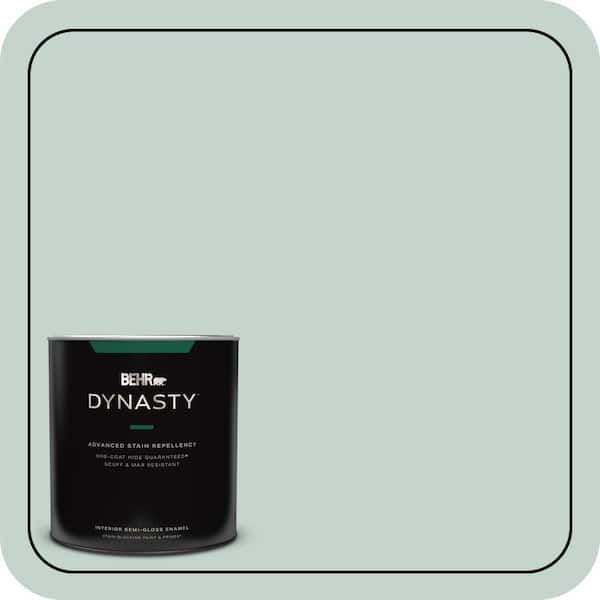BEHR DYNASTY 1 qt. #N430-2 Natures Reflection Semi-Gloss Enamel Interior Stain-Blocking Paint & Primer