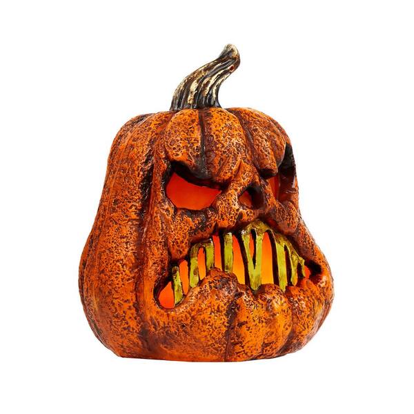 HOME ACCENTS 21” GRIMACING LED ROTTEN PUMKIN PATCH shops JACK O’ LANTERN