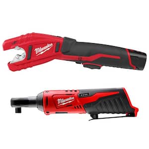Milwaukee 2471-20 M12 Cordless Lithium Ion 500 RPM Copper Pipe and Tubing  Cutter Adjustable from 3/8 to 1â€ Diameters (Battery Not Included, Power