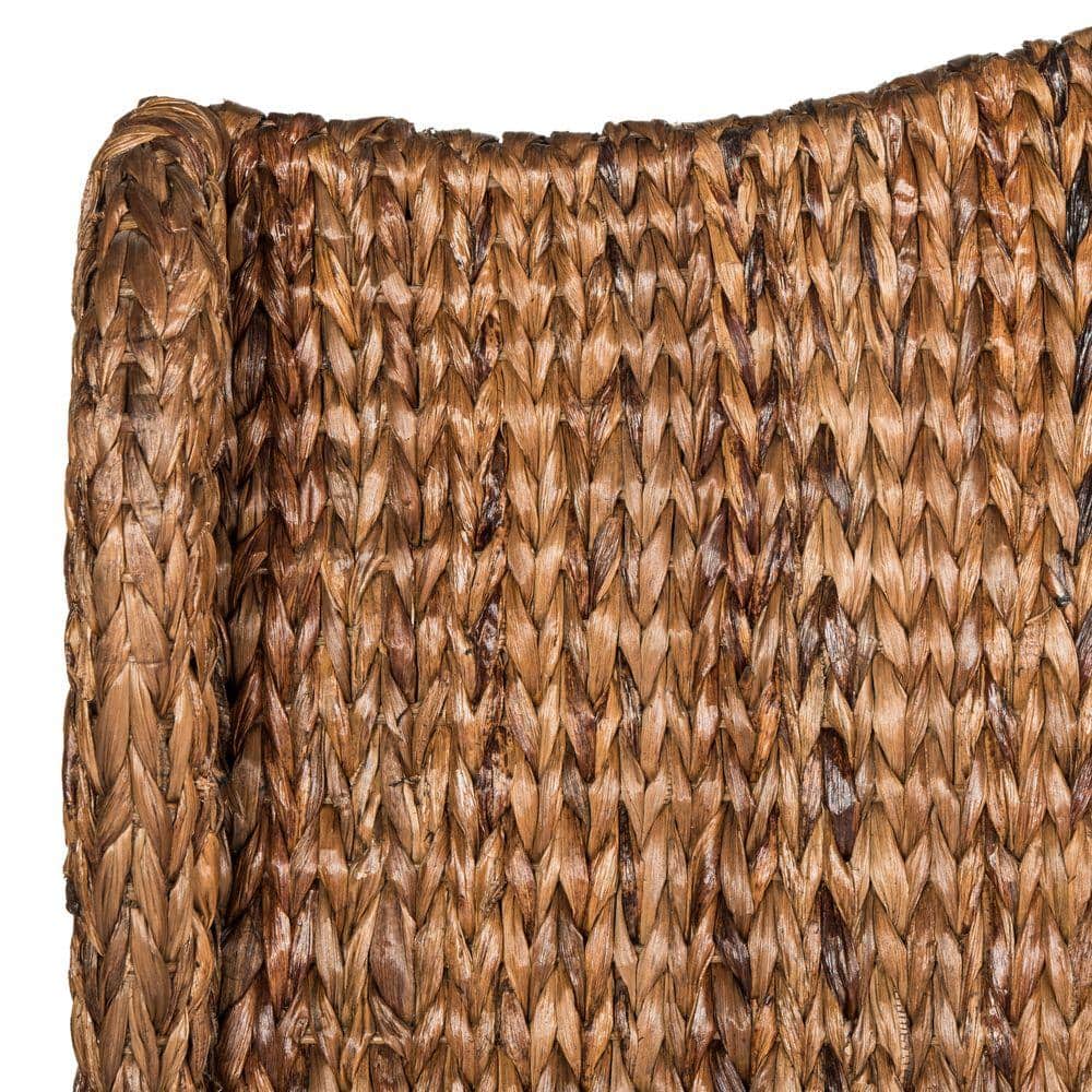 Camelback Classic Queen Wicker Headboard in Rich Brown