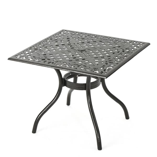 Square Aluminum Outdoor Patio Dining Table