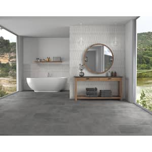 Delegate Dark Grey Matte 12 in. x 24 in. Color Body Porcelain Floor and Wall Tile (17.02 sq. ft./case)