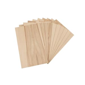 1/4 in. x 1 ft. x 1 ft. 7 in. Hickory PureBond Plywood Project Panel 2-Sided (10-Pack)
