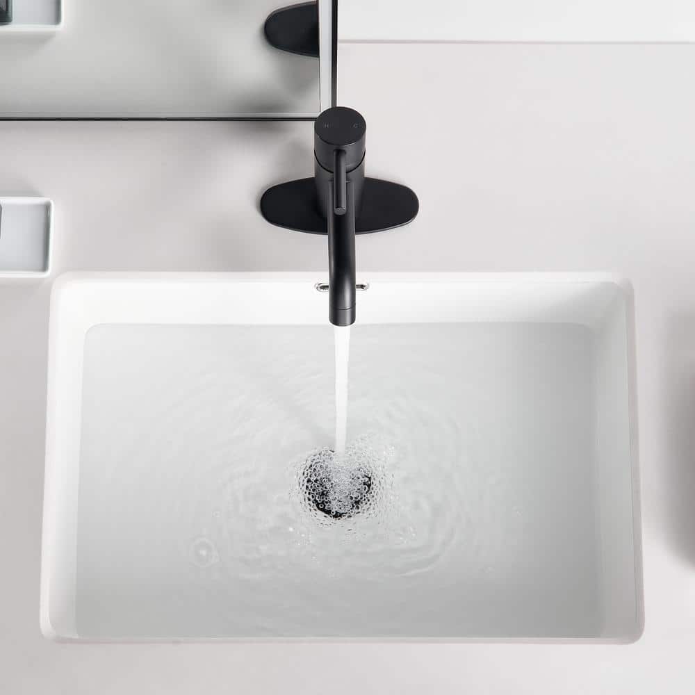 Matte Black Stainless Steel Touchless Bathroom Sink Faucet