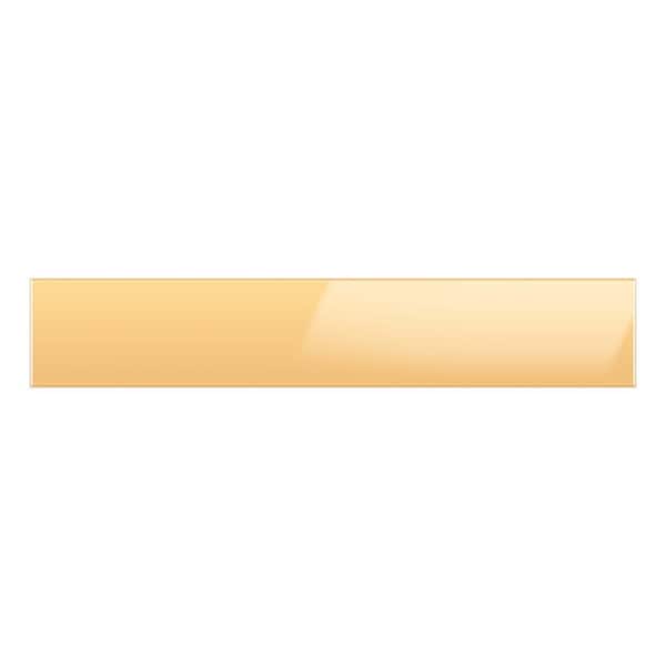 Samsung Bespoke Middle Panel in Sunrise Yellow Glass for 4-Door French Door Refrigerator