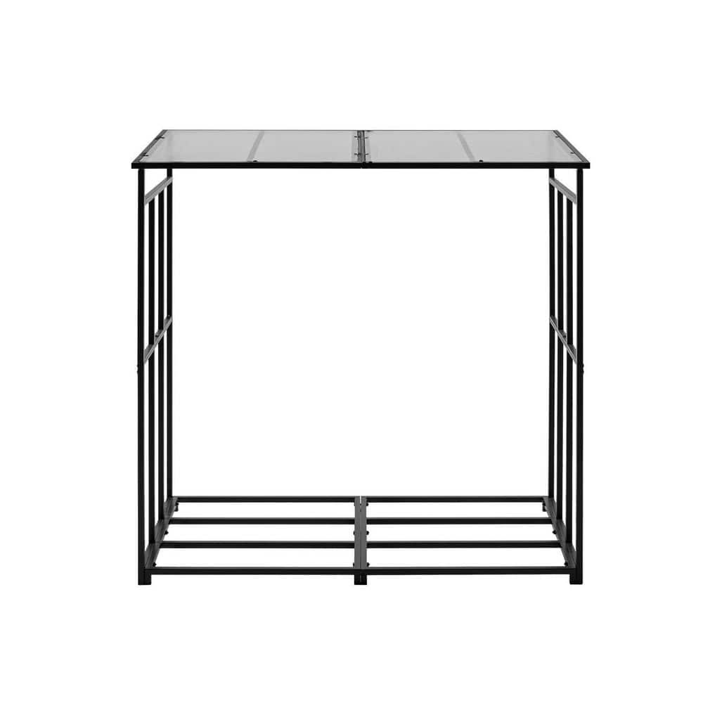 4 ft. Firewood Rack with Sloped Roof, Holds 1/4-Cord (660 lbs.), Durable Powder-Coated Metal for Outdoor Log Atorage price history on PriceWatchPro