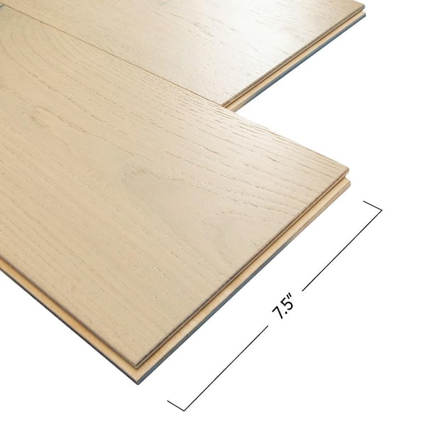 Mohawk Island Home Sailcloth Oak 0.5 in. T x 7.5 in. W Wirebrushed Engineered Hardwood Flooring (27.41 sq. ft./case)