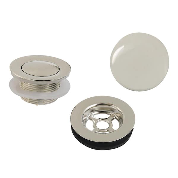 Trimscape 2-11/16 in. Brass Tub Drain in Polished Nickel