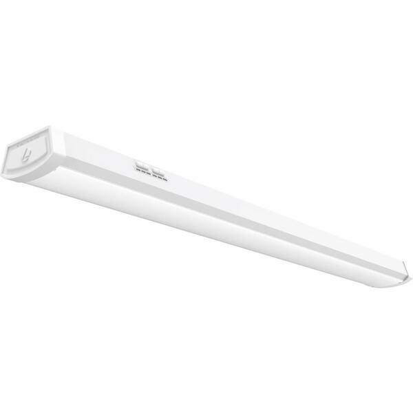 Lithonia Lighting Contractor Select FMLWL 4 ft. 2000/3000/4000 Lumens Integrated LED White Linkable Wraparound Light Fixture