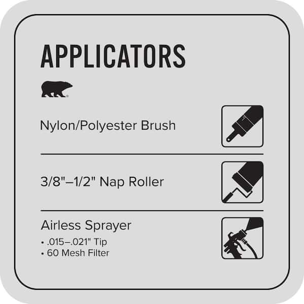 BEHR PREMIUM - 1 gal. #N530-1 Pixel White Self-Priming 1-Part Epoxy Satin Interior/Exterior Concrete and Garage Floor Paint