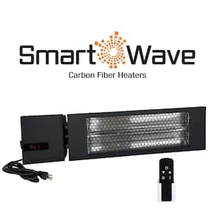 Electric RK Series 24 in. 120-Volt 1500-Watt with 15 Amp Plug and Remote Infrared Radiant Heater