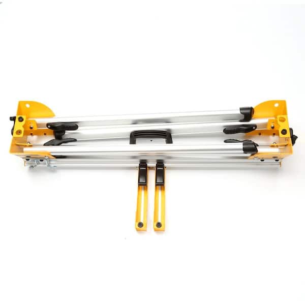 DEWALT - 15 Amp Corded 12 in. Double Bevel Sliding Compound Miter Saw, Blade Wrench, Material Clamp and Heavy-Duty Work Stand