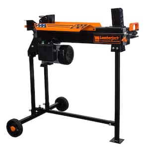 6.5-Ton 15 Amp Horizontal Electric Log Splitter with Stand