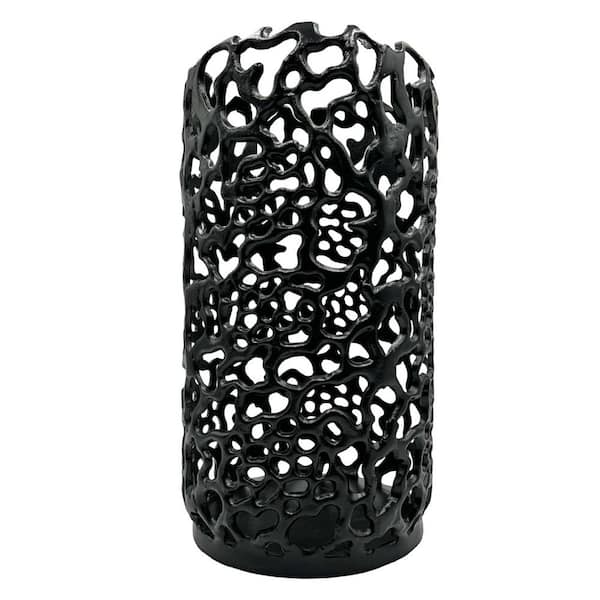 castellousa 15 in. Cylinder Nest Candle Holder in Black