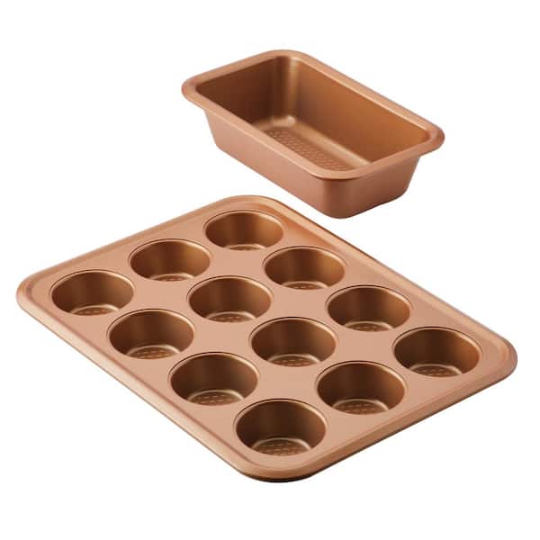 Ayesha Curry Nonstick 2-Piece Bakeware Copper Bakeware Set