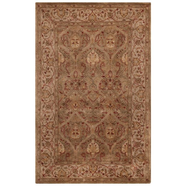 SAFAVIEH Persian Legend Moss/Beige Doormat 2 ft. x 3 ft. Border Area Rug