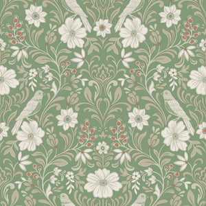 Colette Bright Green Wallpaper