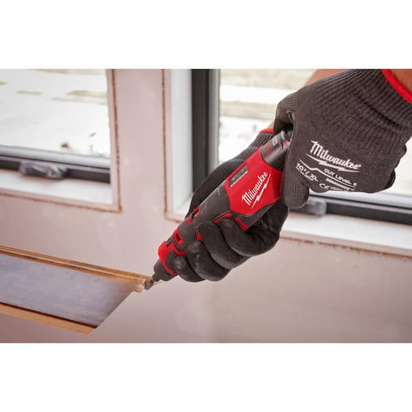 Milwaukee - M12 12V Lithium-Ion Cordless Brushless Rotary Tool with (1) 2.0 Ah Battery Pack and Charger