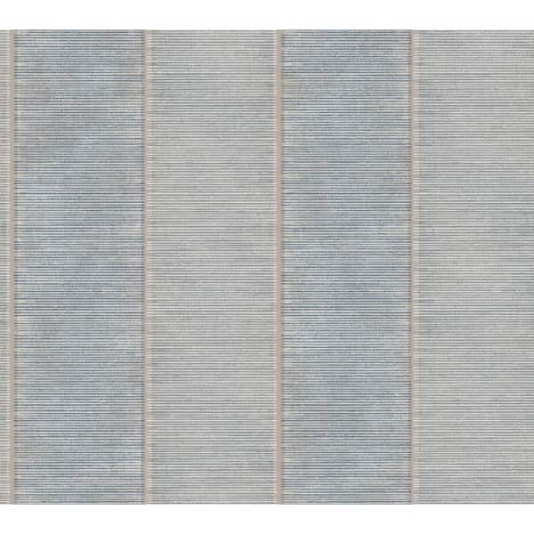 York Wallcoverings Southwest Stripe Blue/Beige Spray and Stick Roll (Covers 60.75 sq. ft.)