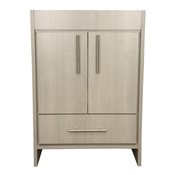 VOLPA USA AMERICAN CRAFTED VANITIES Pacific 24 in. W x 18 in. D Bath Vanity Cabinet Only in Weathered Gray