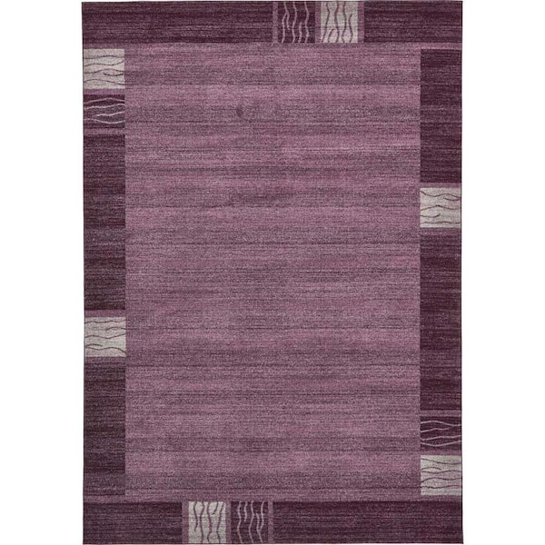 Del Mar Sarah Purple 8' 0 x 11' 4 Area Rug