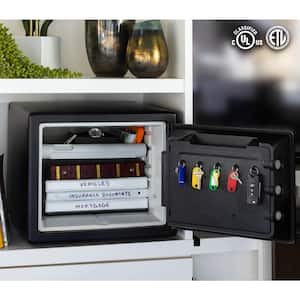 0.8 cu. ft. Fireproof & Waterproof Safe with Dial Combination Lock