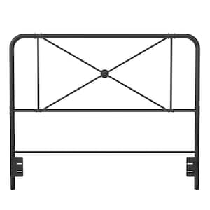 Allysa Metal Headboard, Full/Queen, Black