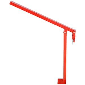 36 in. Steel Garden Fence T Post Puller Fence Post Puller for Round Fence Posts, Red