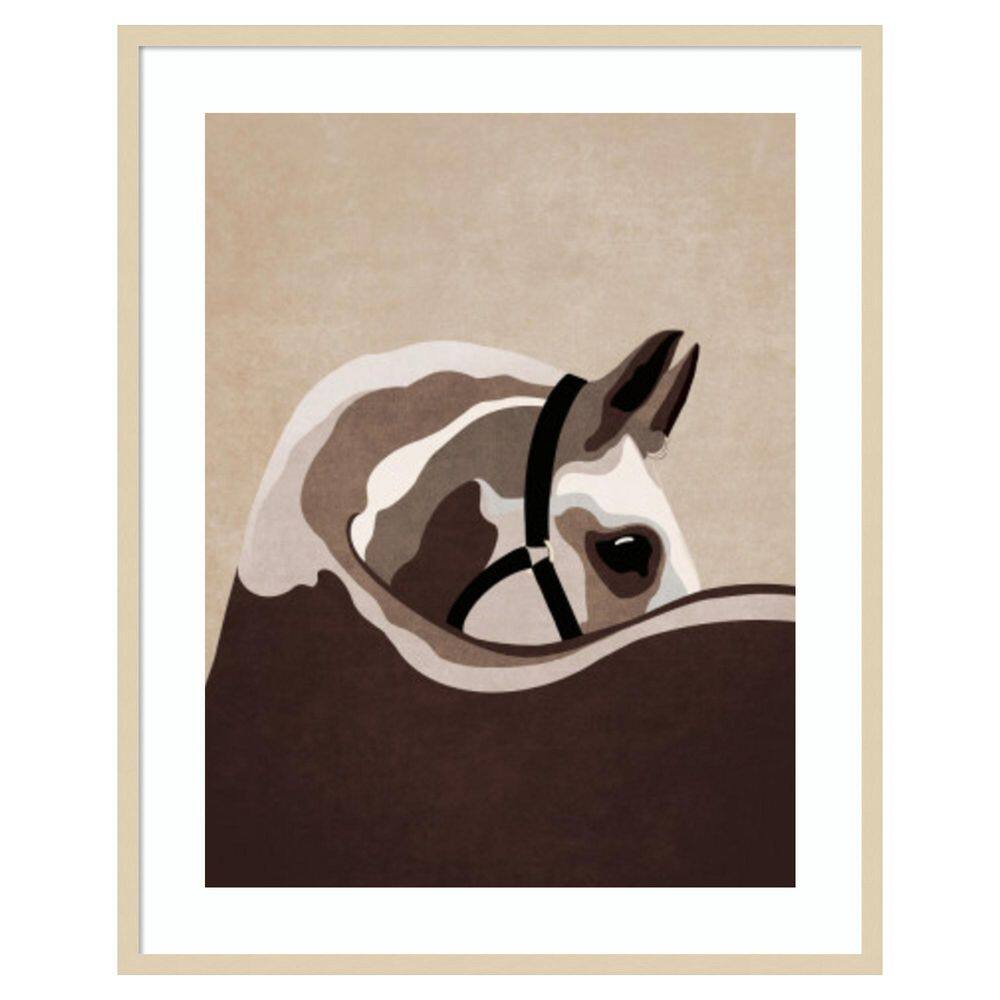 Horse 02 by Emel Tunaboylu 1-Piece Framed Giclee Animal Art Print 41 in x 33 in price history on PriceWatchPro