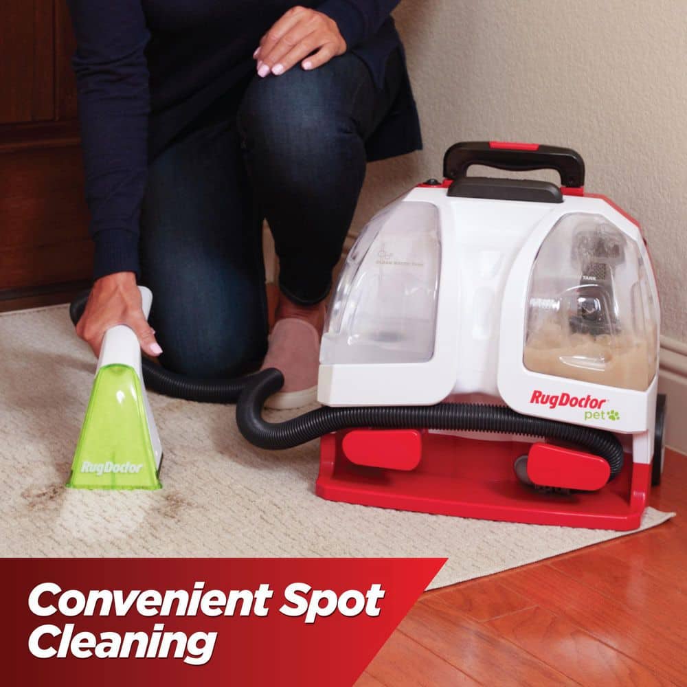 Rug Doctor Pet Portable Spot Cleaner with Dual-Action Tool