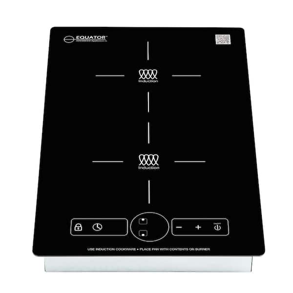 13 in. Induction BuiltIn Cooktop in Black with 2 Nepal Ubuy
